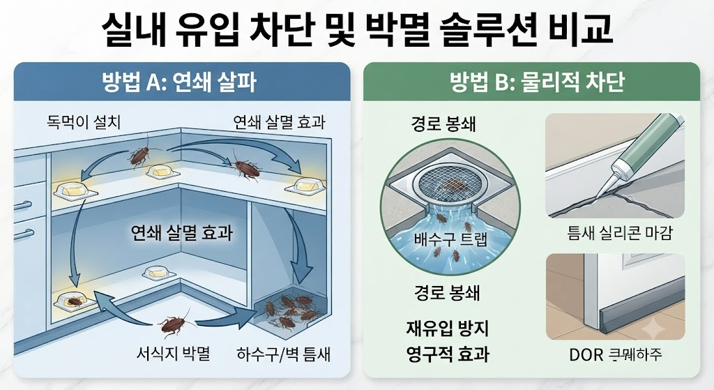 바퀴벌레 셀프 방역 및 퇴치법